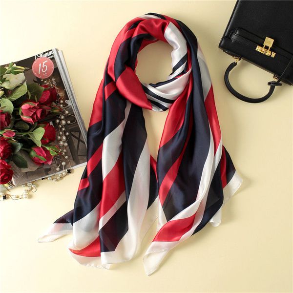 wholesale silk scarf ladies go with spring and autumn style winter scarf foreign fashion long thin plaid scarf, Blue;gray
wholesale silk scarf ladies go with spring and autumn style winter scarf foreign fashion long thin plaid scarf, Blue;gray