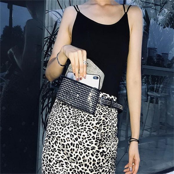 fashion rivets waist women waist bag pack fanny pack small phone pouch punk belt bag purse1
fashion rivets waist women waist bag pack fanny pack small phone pouch punk belt bag purse1