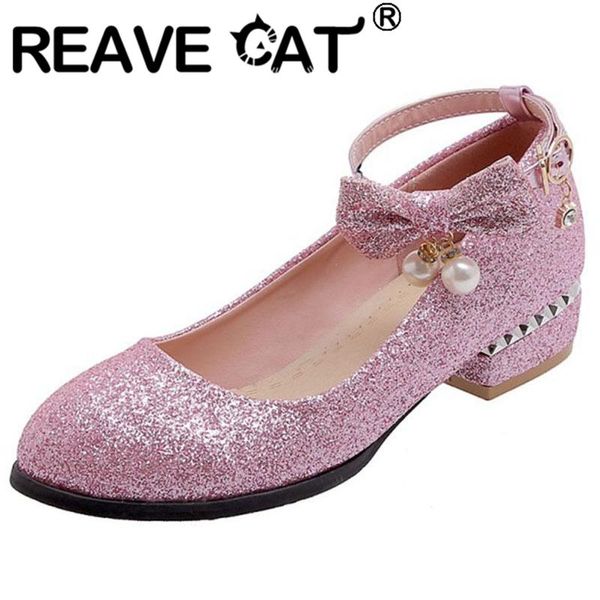 reave cat woman spring autumn shining pumps round toe 3.5cm square heels buckle bowtie pearl plus size 32-43 leisure date a3051, Black
reave cat woman spring autumn shining pumps round toe 3.5cm square heels buckle bowtie pearl plus size 32-43 leisure date a3051, Black
