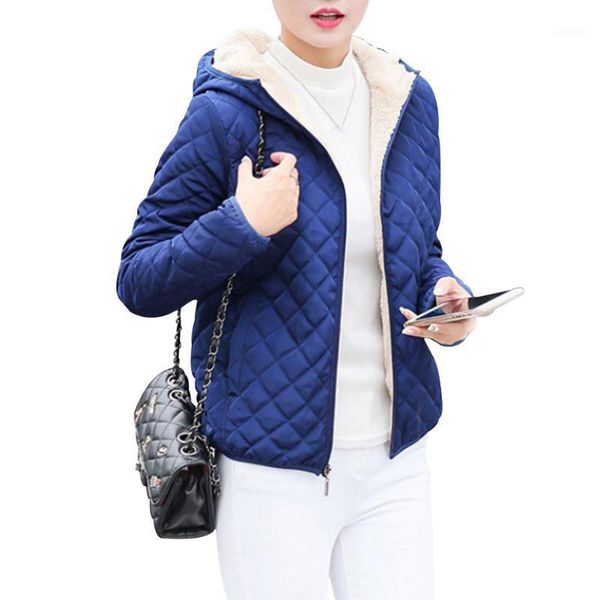 newly women hooded plush jacket winter warm soft thick lining coat outwear1, Black
newly women hooded plush jacket winter warm soft thick lining coat outwear1, Black