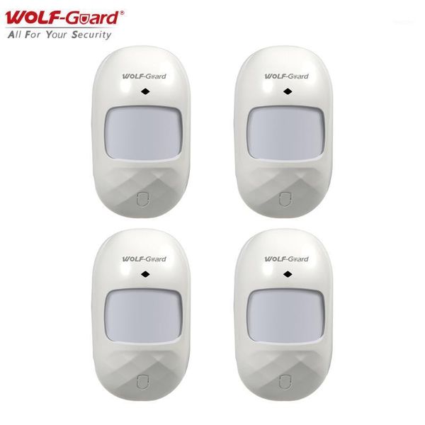 4 x wolf-guard wireless wide-angle pir motion sensor detector stable anti-light accessories for home security alarm system1
4 x wolf-guard wireless wide-angle pir motion sensor detector stable anti-light accessories for home security alarm system1