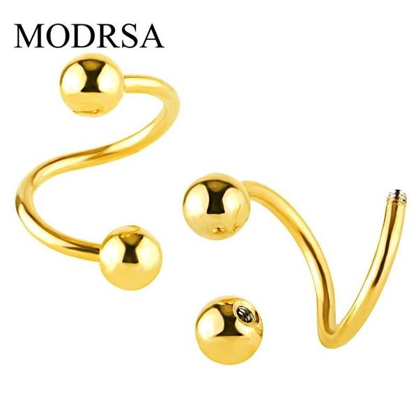 modrsa 2pcs s shape nose labret ring stainless steel bar spiral twister tragus ear piercing helix body jewelry piercing oreja f sqcfcl, Silver
modrsa 2pcs s shape nose labret ring stainless steel bar spiral twister tragus ear piercing helix body jewelry piercing oreja f sqcfcl, Silver