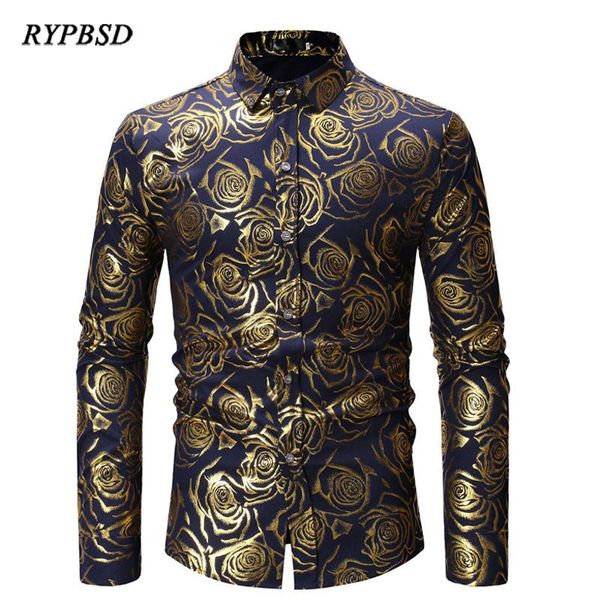 2020 весенняя мода роза цветочные печати slim fit камиза masculina young social stage singer мужская с длинным рукавом платье рубашки 4 цвет, White;black
2020 весенняя мода роза цветочные печати slim fit камиза masculina young social stage singer мужская с длинным рукавом платье рубашки 4 цвет, White;black