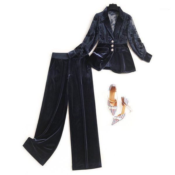 autumn winter suit office work single breasted velvet blazer trouser set fashion business pant suits for women formal pantsuit1, White
autumn winter suit office work single breasted velvet blazer trouser set fashion business pant suits for women formal pantsuit1, White