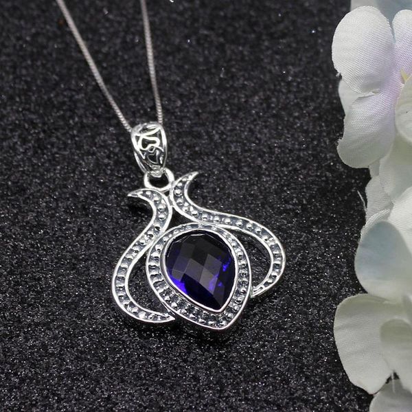 teardrop блестящая темно-синий topaz925 стерлингового серебра цвет подвески женщины кулон ожерелье цепи 20 дюймов, Silver
teardrop блестящая темно-синий topaz925 стерлингового серебра цвет подвески женщины кулон ожерелье цепи 20 дюймов, Silver