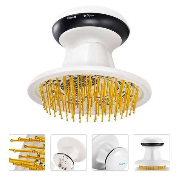 hair brushes 1pc head massager electric scalp comb massaging device (white), Silver
hair brushes 1pc head massager electric scalp comb massaging device (white), Silver