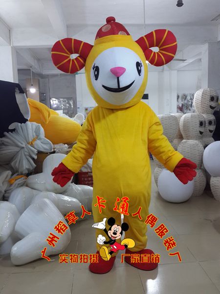 mascot costumes sheep mascot costume cartoon doll costume walking doll props cos costume halloween christmas party masquerade anime shows, Red;yellow
mascot costumes sheep mascot costume cartoon doll costume walking doll props cos costume halloween christmas party masquerade anime shows, Red;yellow