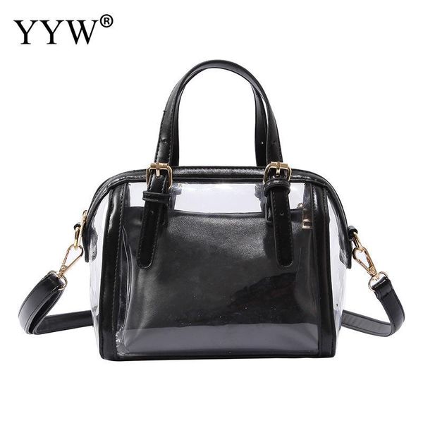 transparent handbag female fashion mini girl shoulder bags black tote soft daybag jelly color messnage women's bag 2pcs bolsas
transparent handbag female fashion mini girl shoulder bags black tote soft daybag jelly color messnage women's bag 2pcs bolsas