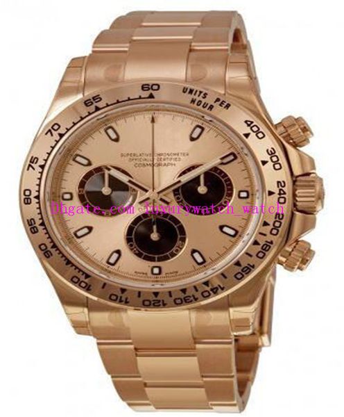 original boxes luxury men's watches mechanical automatic 40mm 116505 rose gold stainless steel bracelet fashion wristwatch, Slivery;brown
original boxes luxury men's watches mechanical automatic 40mm 116505 rose gold stainless steel bracelet fashion wristwatch, Slivery;brown