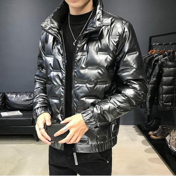 down jacket men's short style 2020 new autumn and winter trend handsome bright face thickened white duck down tide brand coat, Black
down jacket men's short style 2020 new autumn and winter trend handsome bright face thickened white duck down tide brand coat, Black