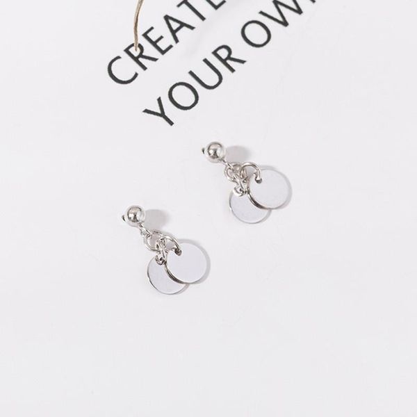 obear small exquisite disc pendant tassel earrings for women siver plated earrings fashion jewelry, Silver
obear small exquisite disc pendant tassel earrings for women siver plated earrings fashion jewelry, Silver
