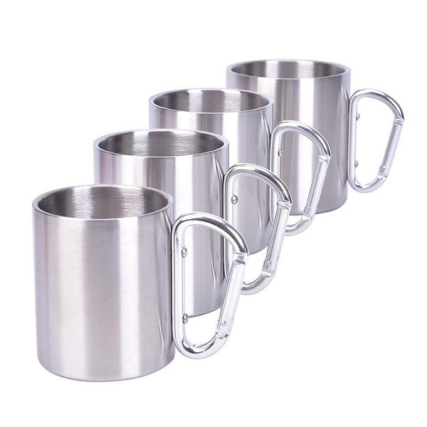 450ml portable camping traveling outdoor cup double wall mug with carabiner hook handle stainless s qylozs
450ml portable camping traveling outdoor cup double wall mug with carabiner hook handle stainless s qylozs