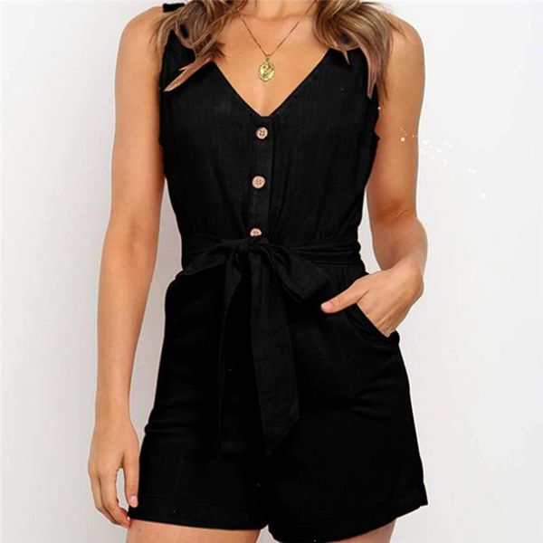 women playsuit buttons off shoulder sleeveless playsuit women v neck casual romper casual playsuits1, Black;white
women playsuit buttons off shoulder sleeveless playsuit women v neck casual romper casual playsuits1, Black;white