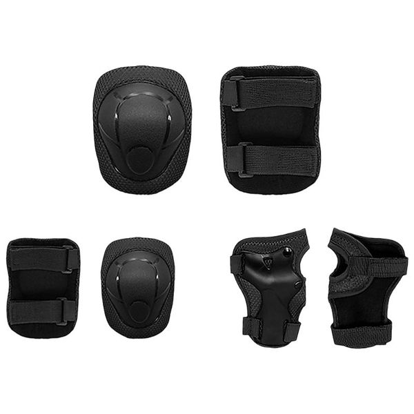kids knee pads set 6 in 1 protective gear kit knee elbow pads with wrist guards children safety protection rollerblading, Black;gray
kids knee pads set 6 in 1 protective gear kit knee elbow pads with wrist guards children safety protection rollerblading, Black;gray
