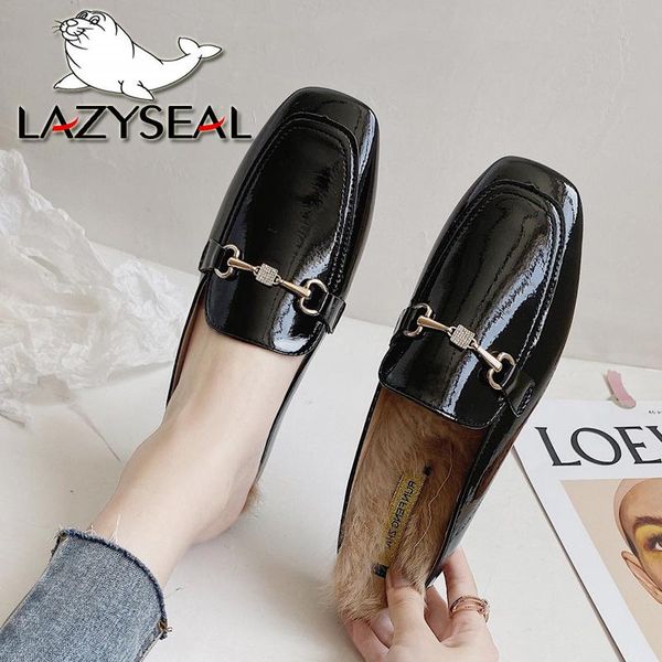 lazyseal 2020 winter warm real hairs mules women new crystals metal buckle furry half slippers hairy flip flops women shoes, Black
lazyseal 2020 winter warm real hairs mules women new crystals metal buckle furry half slippers hairy flip flops women shoes, Black
