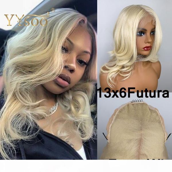 13x6 short blonde futura synthetic lace front wig body wave half hand tied wigs natural hairline heat resistant fiber hair, Black
13x6 short blonde futura synthetic lace front wig body wave half hand tied wigs natural hairline heat resistant fiber hair, Black