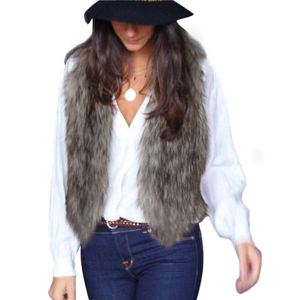 women fur vest coat luxury faux winter outerwear elegant thick warm vests fashion sleeveless furs jacket gilet veste s#21, Black;white
women fur vest coat luxury faux winter outerwear elegant thick warm vests fashion sleeveless furs jacket gilet veste s#21, Black;white