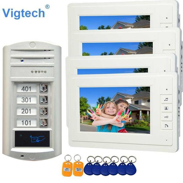video door phones vigtech 7'' color phone 4 monitors with 1 intercom doorbell can control houses for multi apartment rfid camera1
video door phones vigtech 7'' color phone 4 monitors with 1 intercom doorbell can control houses for multi apartment rfid camera1