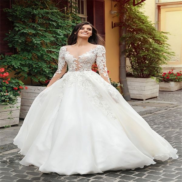beach chic wedding dresses a line long sleeves boho appliqued lace bridal gowns custom made riched tulle sweep train robes de mariée, White
beach chic wedding dresses a line long sleeves boho appliqued lace bridal gowns custom made riched tulle sweep train robes de mariée, White