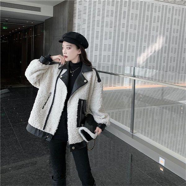 ladies jacket and coats winter fashion 2020 new faux lamb fur coat warm thick loose ladies coat teddy jacket winter women, Black
ladies jacket and coats winter fashion 2020 new faux lamb fur coat warm thick loose ladies coat teddy jacket winter women, Black