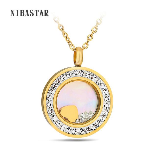 gold circle with necklace 316l stainless steel jewelry fashion necklaces for women, Silver
gold circle with necklace 316l stainless steel jewelry fashion necklaces for women, Silver