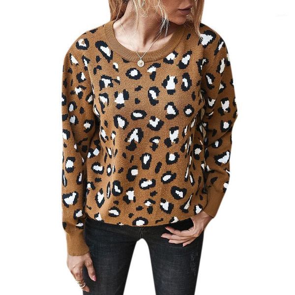 2020 leopard print women sweater thicken long sleeve o-neck clothing back hollow out casual pullover outfits sweaters1, White;black
2020 leopard print women sweater thicken long sleeve o-neck clothing back hollow out casual pullover outfits sweaters1, White;black