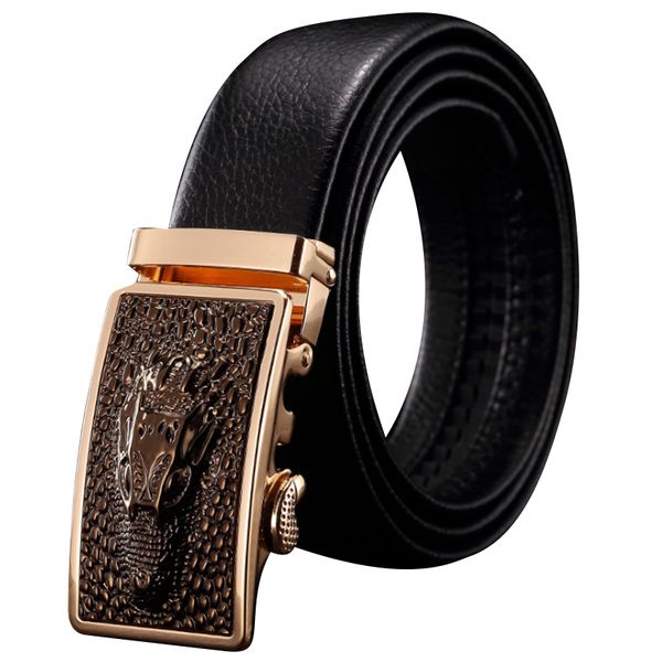 2021 new genuine leather for men business designer crocodile head automatic buckle belt vhvw, Black;brown 
2021 new genuine leather for men business designer crocodile head automatic buckle belt vhvw, Black;brown