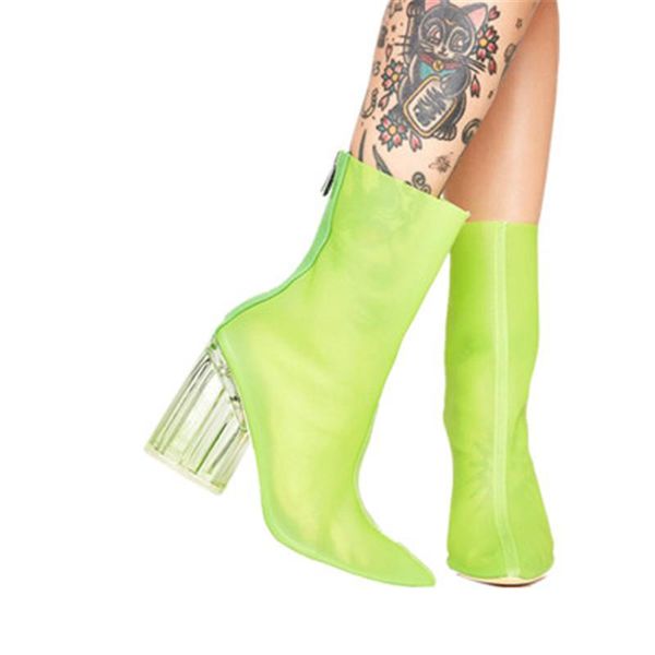 spring and autumn crystal heel pointed toe purity short boots fashion party elastic cloth women's shoes back zipper short boots, Black
spring and autumn crystal heel pointed toe purity short boots fashion party elastic cloth women's shoes back zipper short boots, Black