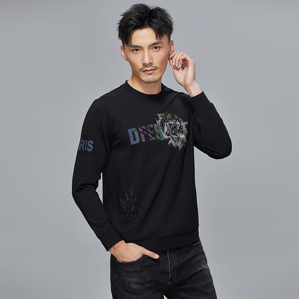 zcztd leisure tiger head sweater tsweater sleeve long men's thickened solid color sports diamond autumn and winter base shirt round nec, Black
zcztd leisure tiger head sweater tsweater sleeve long men's thickened solid color sports diamond autumn and winter base shirt round nec, Black