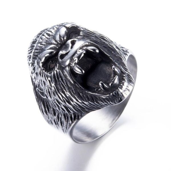 cluster rings punk accessories gorilla men's ring party glamour jewelry unique christmas gift, Golden;silver
cluster rings punk accessories gorilla men's ring party glamour jewelry unique christmas gift, Golden;silver