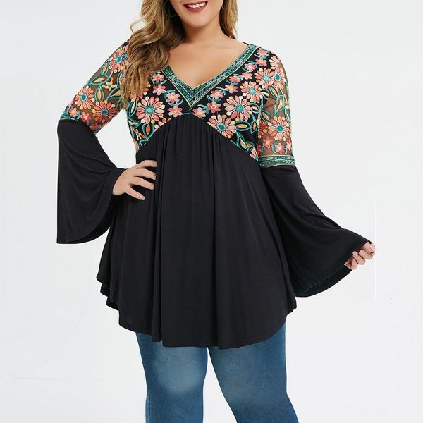 fashion flare embroidered tunic blouse plus size casual winter ladies v-neck female women long sleeve shirt blusas pullover, White
fashion flare embroidered tunic blouse plus size casual winter ladies v-neck female women long sleeve shirt blusas pullover, White