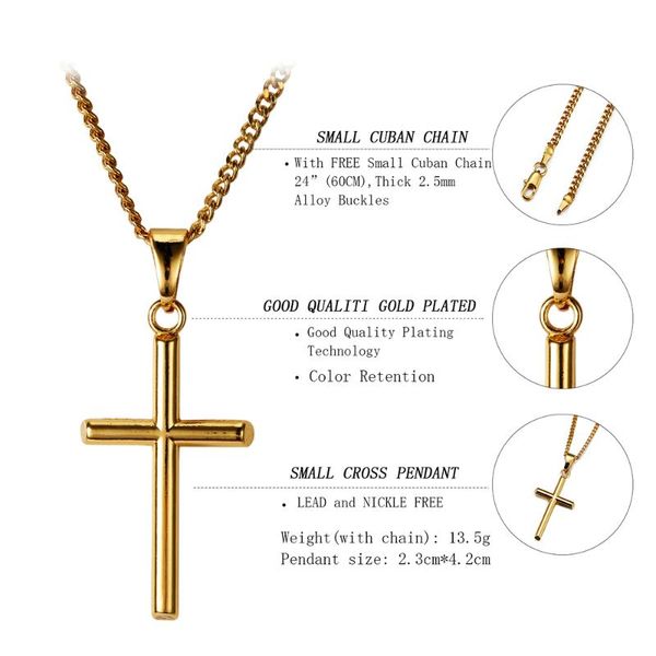 iced out small cross pendant necklace 60cm cuban chain gold silver color mini charm pendant fashion jewelry for men women
iced out small cross pendant necklace 60cm cuban chain gold silver color mini charm pendant fashion jewelry for men women