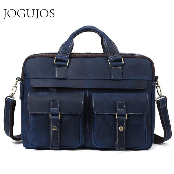jogujos crazy horse leather men's briefcase genuine leather business lapcomputer bag man shoulder messenger handbag male bag
jogujos crazy horse leather men's briefcase genuine leather business lapcomputer bag man shoulder messenger handbag male bag
