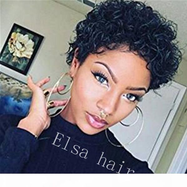 short hair wigs for black woman natural curly pixie wig natural black color 100% human hair short afro kinky curly wigs, Black;brown
short hair wigs for black woman natural curly pixie wig natural black color 100% human hair short afro kinky curly wigs, Black;brown