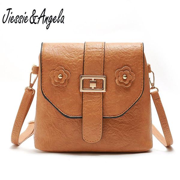 jiessie & angela casual crossbody bags for women pu leather small flap handbag vintage women messenger bag female shoulder bag
jiessie & angela casual crossbody bags for women pu leather small flap handbag vintage women messenger bag female shoulder bag