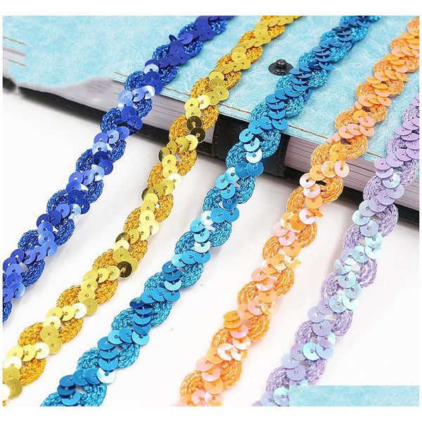 15mm s wave sequins lace trims gold silver lace ribbons webbings tapes for stage dance dress d sqcfup dressing2020, Black
15mm s wave sequins lace trims gold silver lace ribbons webbings tapes for stage dance dress d sqcfup dressing2020, Black