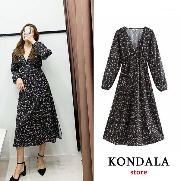 kondala 2020 new blue floral print v-neck women sashes dresses long sleeves a-line slim autumn long dress female vestidos1, Black;gray
kondala 2020 new blue floral print v-neck women sashes dresses long sleeves a-line slim autumn long dress female vestidos1, Black;gray