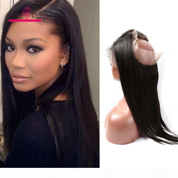 360 frontal 22*4*2inch peruvian hair greatremy 100% unprocessed virgin human hair straight lace frontal closure with babyhair (only to u.s, Black
360 frontal 22*4*2inch peruvian hair greatremy 100% unprocessed virgin human hair straight lace frontal closure with babyhair (only to u.s, Black