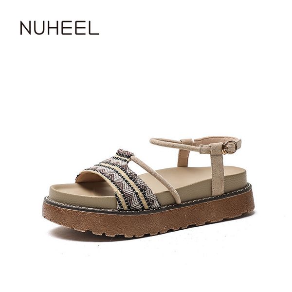 nuheel women's shoes new retro literary wild sandals women's thick bottom holiday style women's shoes y200702, Black
nuheel women's shoes new retro literary wild sandals women's thick bottom holiday style women's shoes y200702, Black