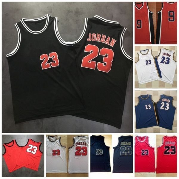 vintage 9 23 swingman mesh embroidery logos stitched basketball jerseys, Black 
vintage 9 23 swingman mesh embroidery logos stitched basketball jerseys, Black