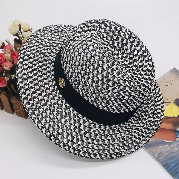 horse socialite womens dress hat wide brim jazz straw hat summer sunshade straw hat size letters, Blue;gray
horse socialite womens dress hat wide brim jazz straw hat summer sunshade straw hat size letters, Blue;gray