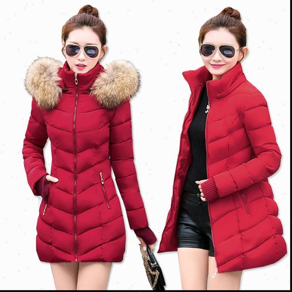 2021 new fashion long winter jacket women slim female coat thicken parka down cotton clothing red clothing hooded student, Black
2021 new fashion long winter jacket women slim female coat thicken parka down cotton clothing red clothing hooded student, Black