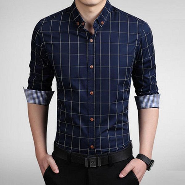 men's casual shirts long sleeve shirts, summer, youth korean version, slim fashion plaid cotton tide 15, White;black
men's casual shirts long sleeve shirts, summer, youth korean version, slim fashion plaid cotton tide 15, White;black