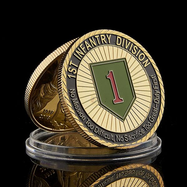 1775 usa challenge military craft army 1st infantry division great duty soldier honor gold plated value coin collection
1775 usa challenge military craft army 1st infantry division great duty soldier honor gold plated value coin collection