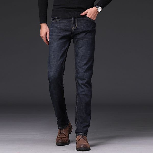 spring jeans men's loose straight pants trousers trouserscasual jeans trousers elastic fashion brand spring and autumn middle-aged men, Blue
spring jeans men's loose straight pants trousers trouserscasual jeans trousers elastic fashion brand spring and autumn middle-aged men, Blue