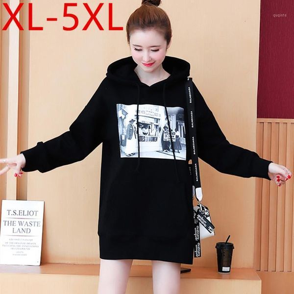 xl-5xl plus size 2021 winter women's long sleeves print fleece hoodies girls ladies hooded pullover casual oversize s1021, Black
xl-5xl plus size 2021 winter women's long sleeves print fleece hoodies girls ladies hooded pullover casual oversize s1021, Black