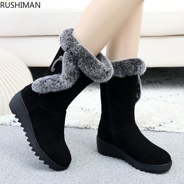 new winter leather flat sole velvet cotton shoes waterproof and skid-proof boots cotton boots mid-boots with sloping heels 35-43, Black
new winter leather flat sole velvet cotton shoes waterproof and skid-proof boots cotton boots mid-boots with sloping heels 35-43, Black