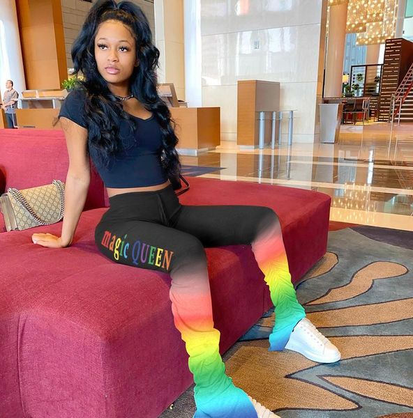 stacked sweatpants women letter printed mid waist flare pants autumn casual female clothing rainbow gradient color, Black;white
stacked sweatpants women letter printed mid waist flare pants autumn casual female clothing rainbow gradient color, Black;white