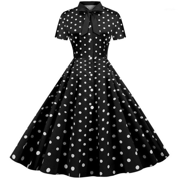 polka dot rockabilly dress retro vintage 50s 60s pinup office dresses buttons short sleeve women summer dress 2020 a line party1, White;black
polka dot rockabilly dress retro vintage 50s 60s pinup office dresses buttons short sleeve women summer dress 2020 a line party1, White;black