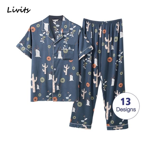 men's pajamas sets satin silk pyjamas nightwear sleepwear nighty homewear loungewear long sleeve printed casual for male 201109, Black;brown
men's pajamas sets satin silk pyjamas nightwear sleepwear nighty homewear loungewear long sleeve printed casual for male 201109, Black;brown